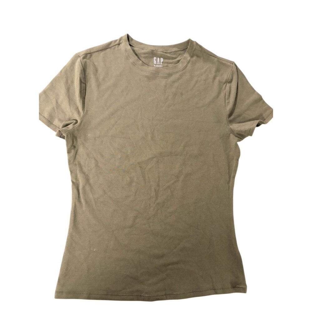 GAP Olive Green Crew Neck Short Sleeve Tee